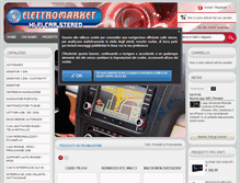 Tablet Screenshot of elettromarketautoradio.it